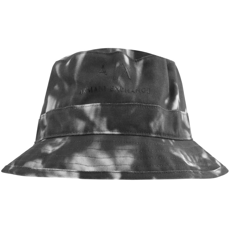 Alternative Image for ProductArmani Exchange Logo Bucket Hat Black1